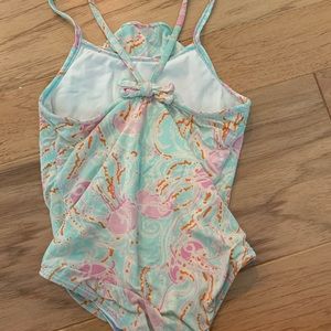 Lilly Pulitzer Jellyfish print Swimsuit girl size4